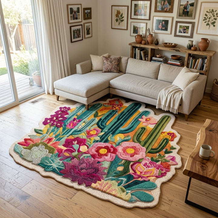 Alfombra de Área de Forma Personalizada Golden Dunes