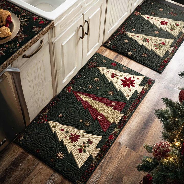 Alfombra de Área para Cocina Golden Pine Glow