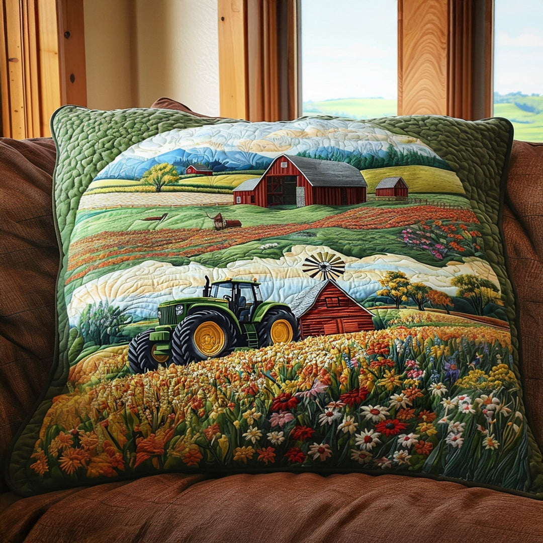 Funda de Almohada de Colcha Green Acres