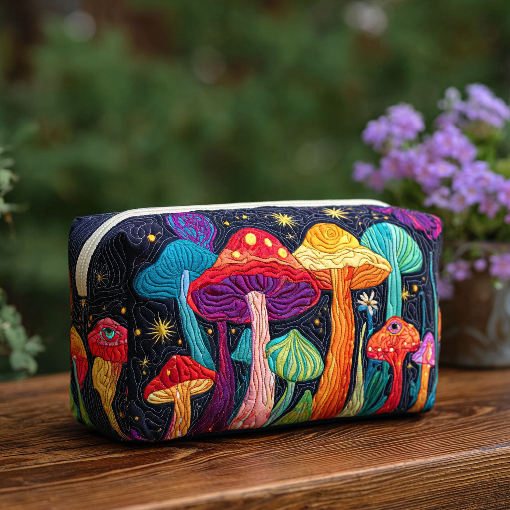 Bolso de Maquillaje Acolchado Groovy Shroom