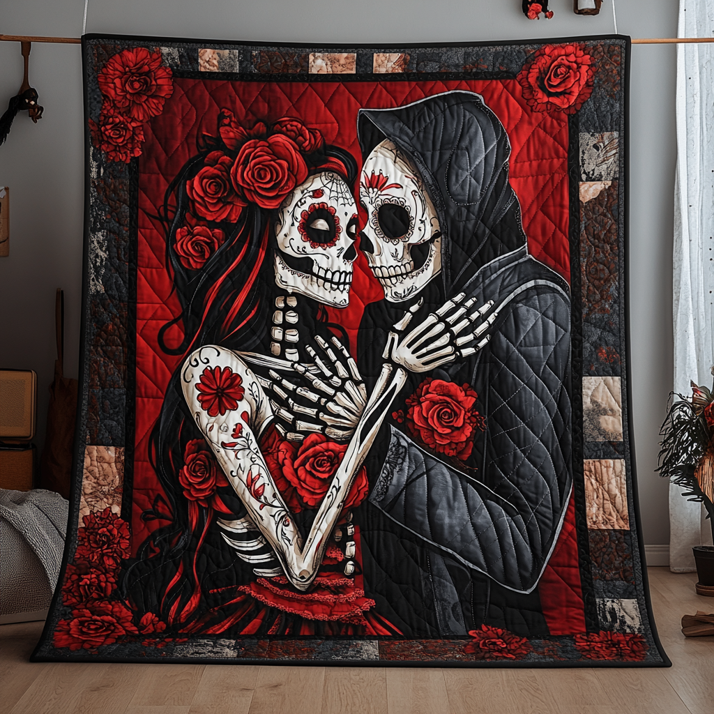 Manta Acolchada de Halloween para Parejas
