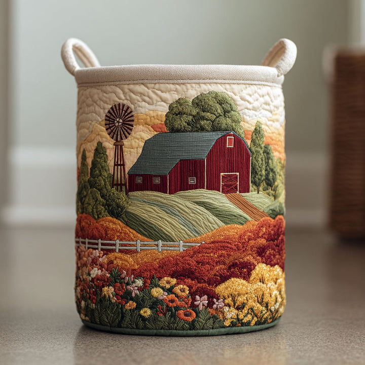 Cesta de Ropa Acolchada Harvest Barn