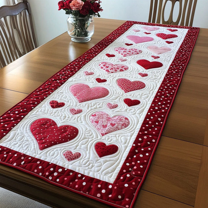 Caminito de Mesa Acolchado Melodía de Cuerdas del Corazón