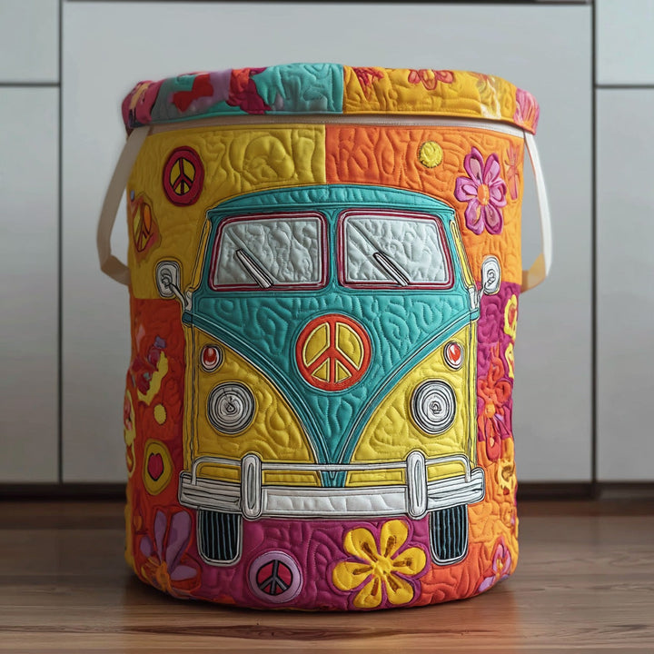 Cesta de Ropa Acolchada Van Hippie