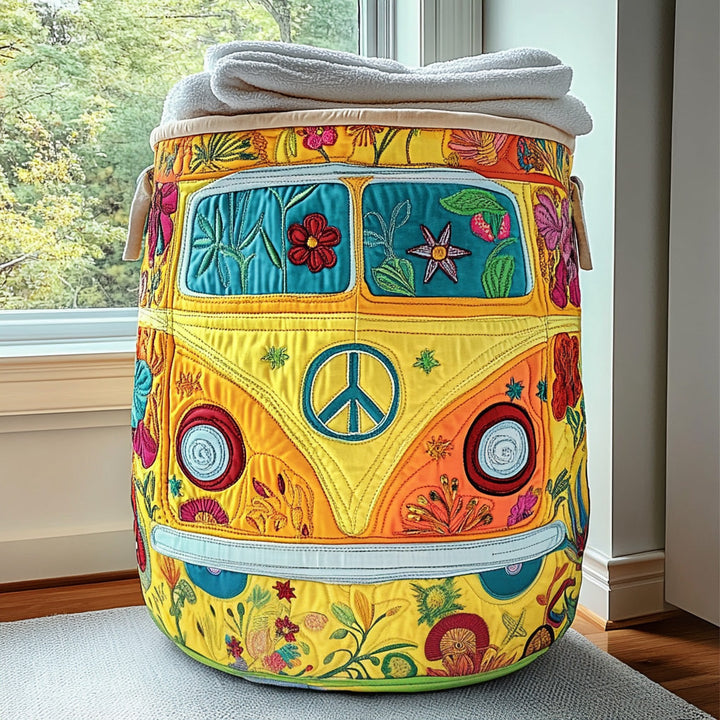 Cesta de Ropa Acolchada Van Hippie