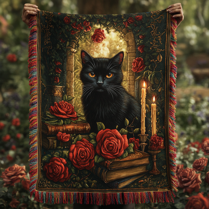 Manta Woven Hocus Purrcus