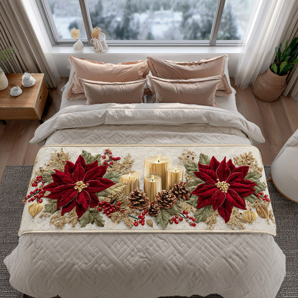 Caminito de Cama Acolchado Holiday Blossom