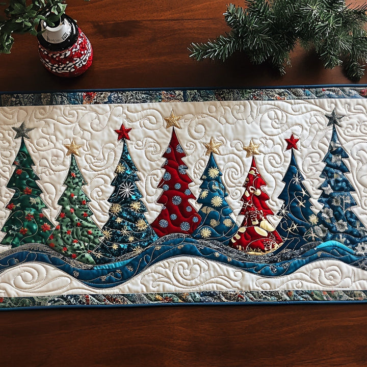 Caminito de Mesa Acolchado Holiday Gleam