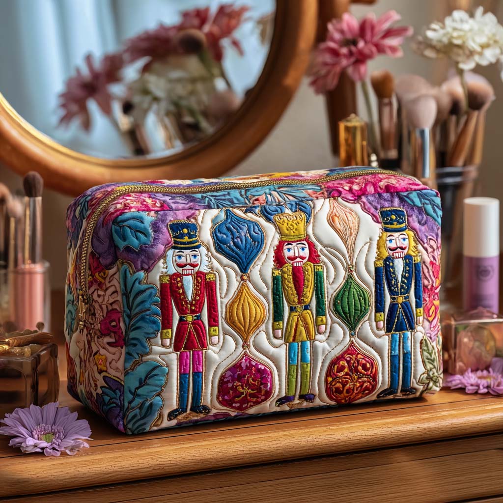 Bolsa de Maquillaje Acolchada Holiday Guard