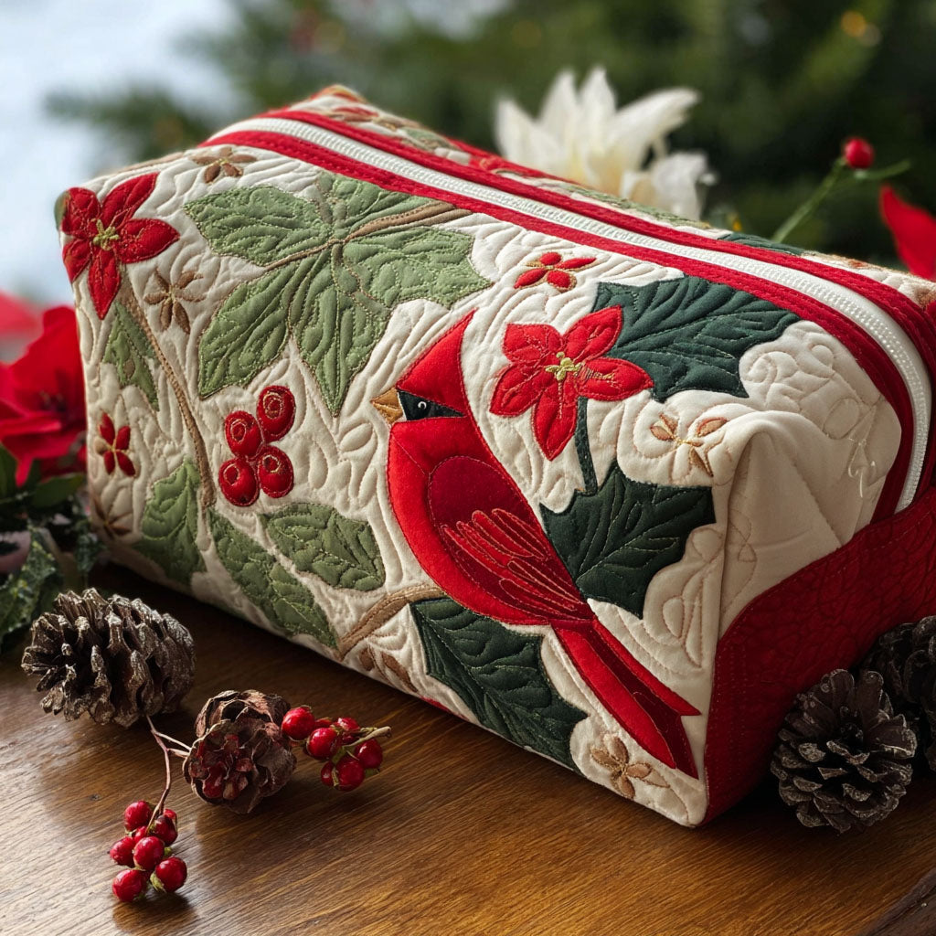Bolsa de Maquillaje Acolchada Holly Cardinal