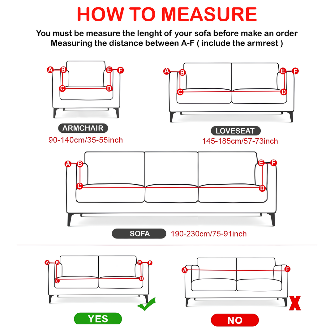 Funda de Sofá Acolchada Golden Retriever Copo de Nieve
