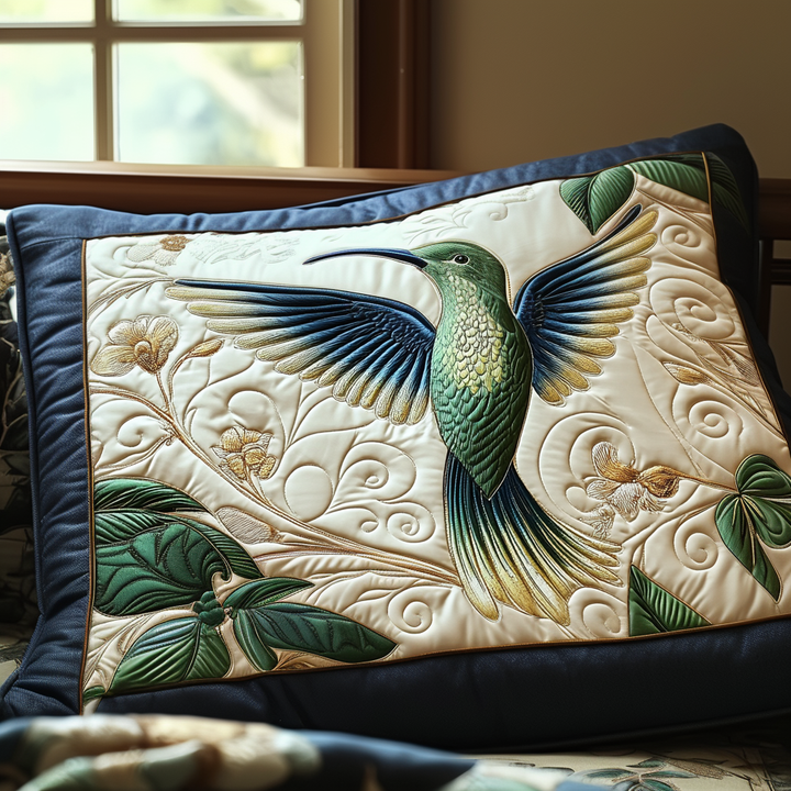 Funda de Almohada de Edredón Hummingbird Haven