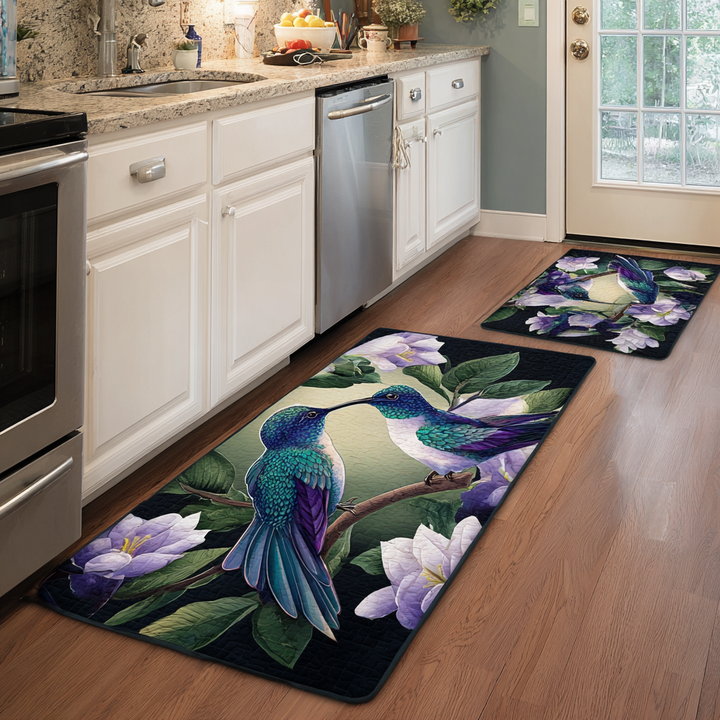 Alfombra de Área para Cocina Hummingbird Bloom