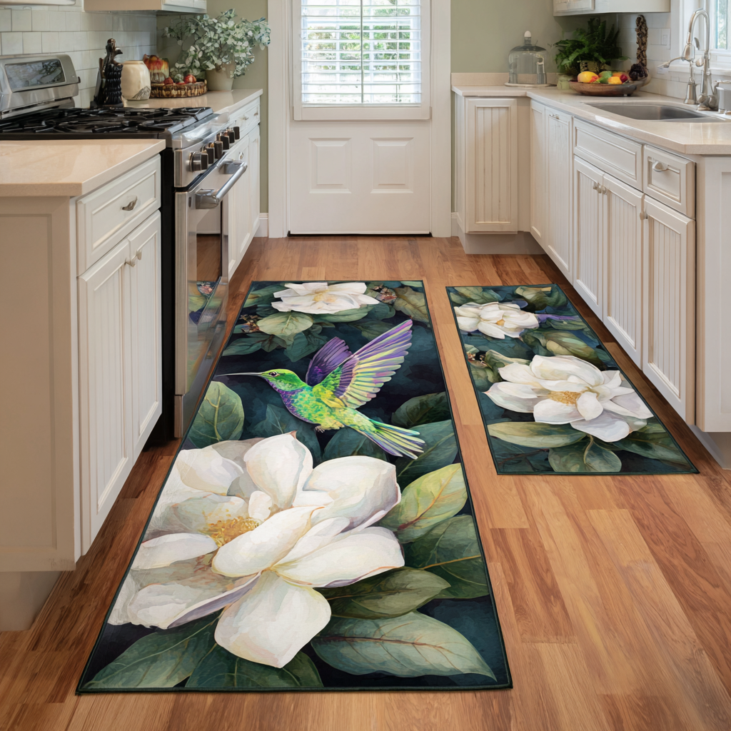 Alfombra de Área para Cocina Hummingbird Light