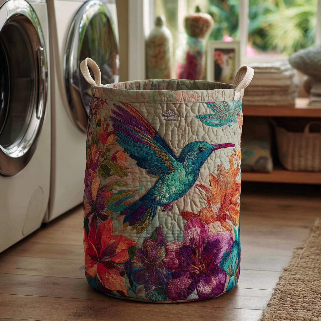 Cesta de Ropa Acolchada Hummingbird