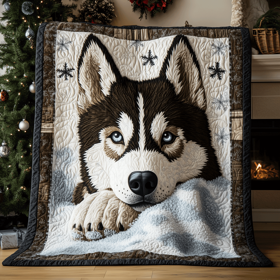 Manta Acolchada Husky Winter Bliss