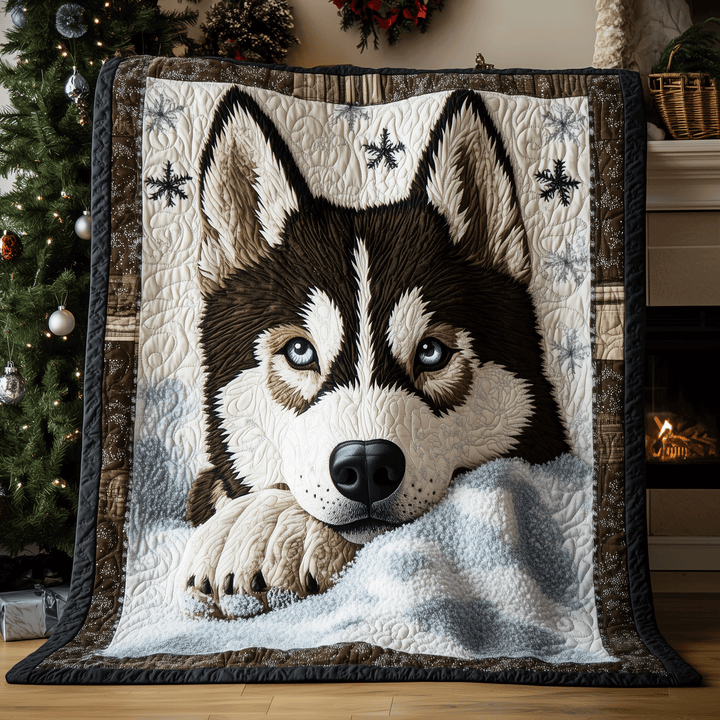 Manta Acolchada Husky Winter Bliss
