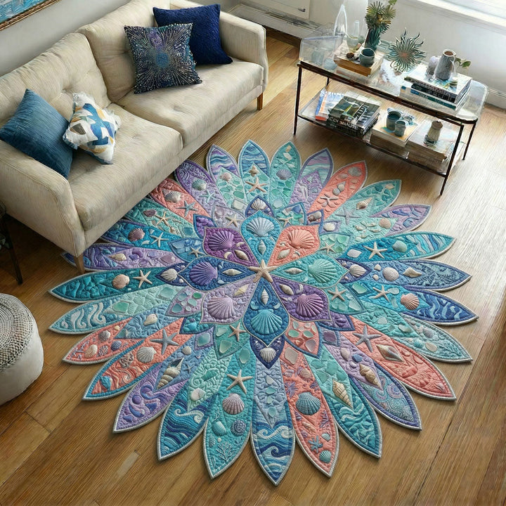 Alfombra de Área Personalizada en Espiral Infinita