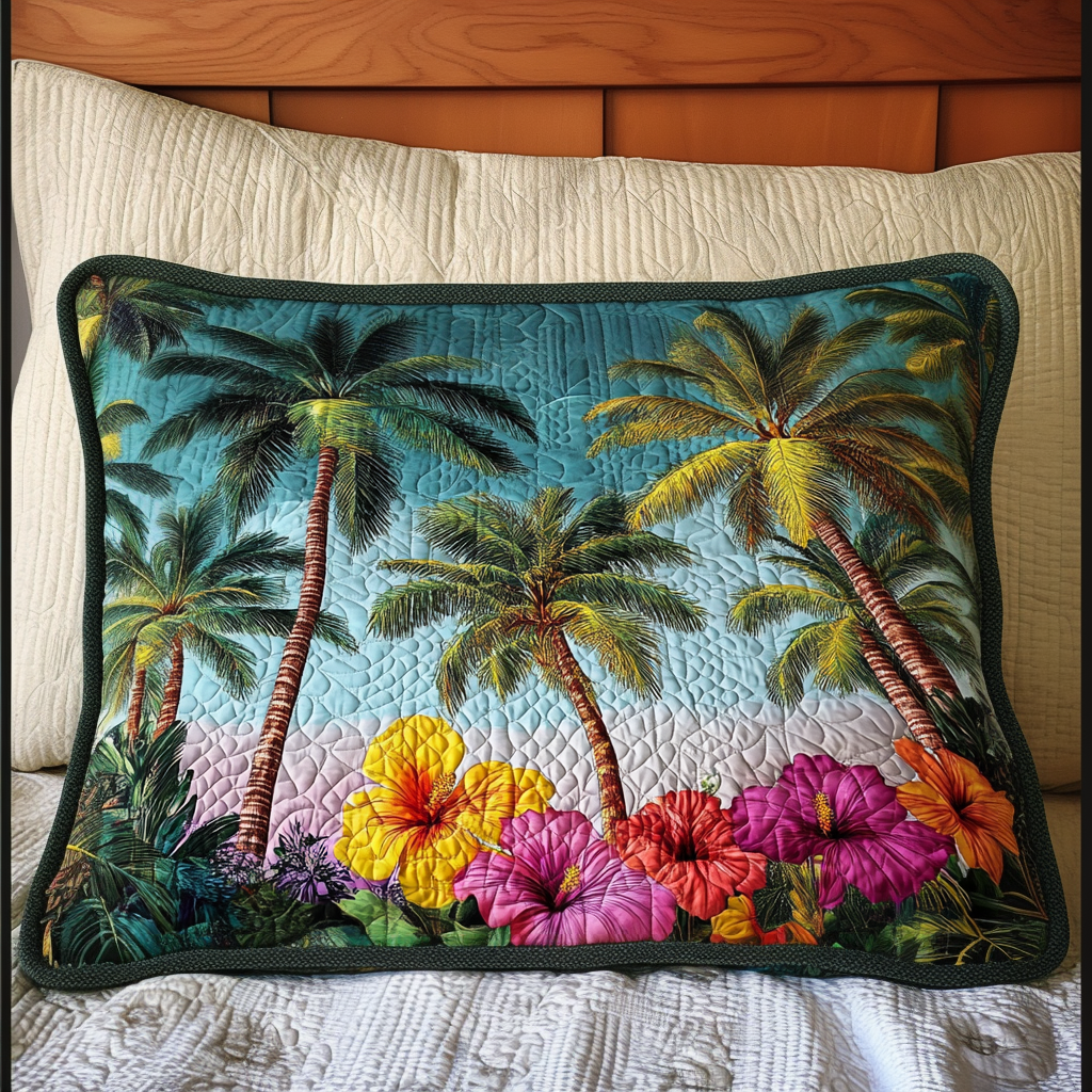Funda de Almohada de Edredón Island Bloom
