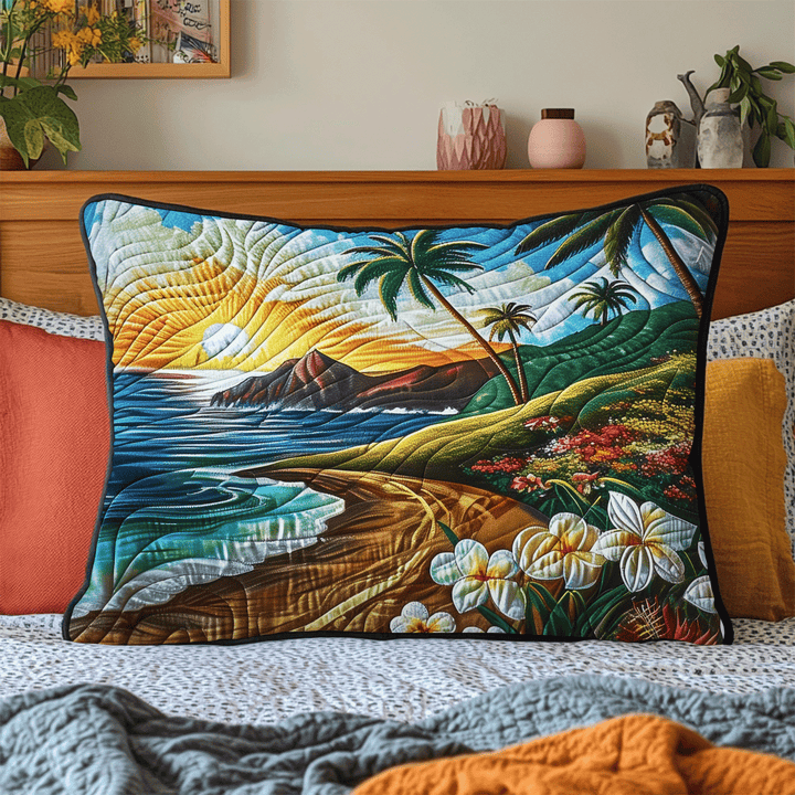 Funda de Almohada de Edredón Island Breeze