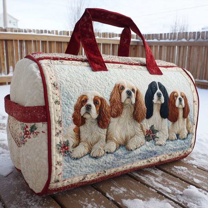 Bolsa de Viaje Acolchada Joyful Spaniel