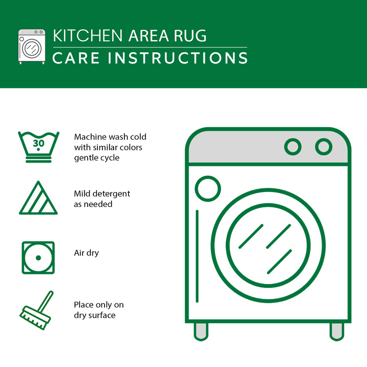 Alfombra de Cocina con Huella de Patita