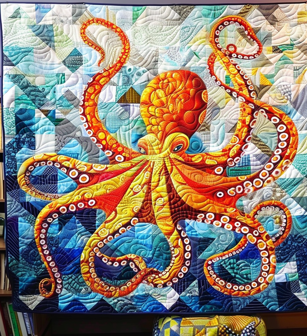 Manta Acolchada Danza del Kraken