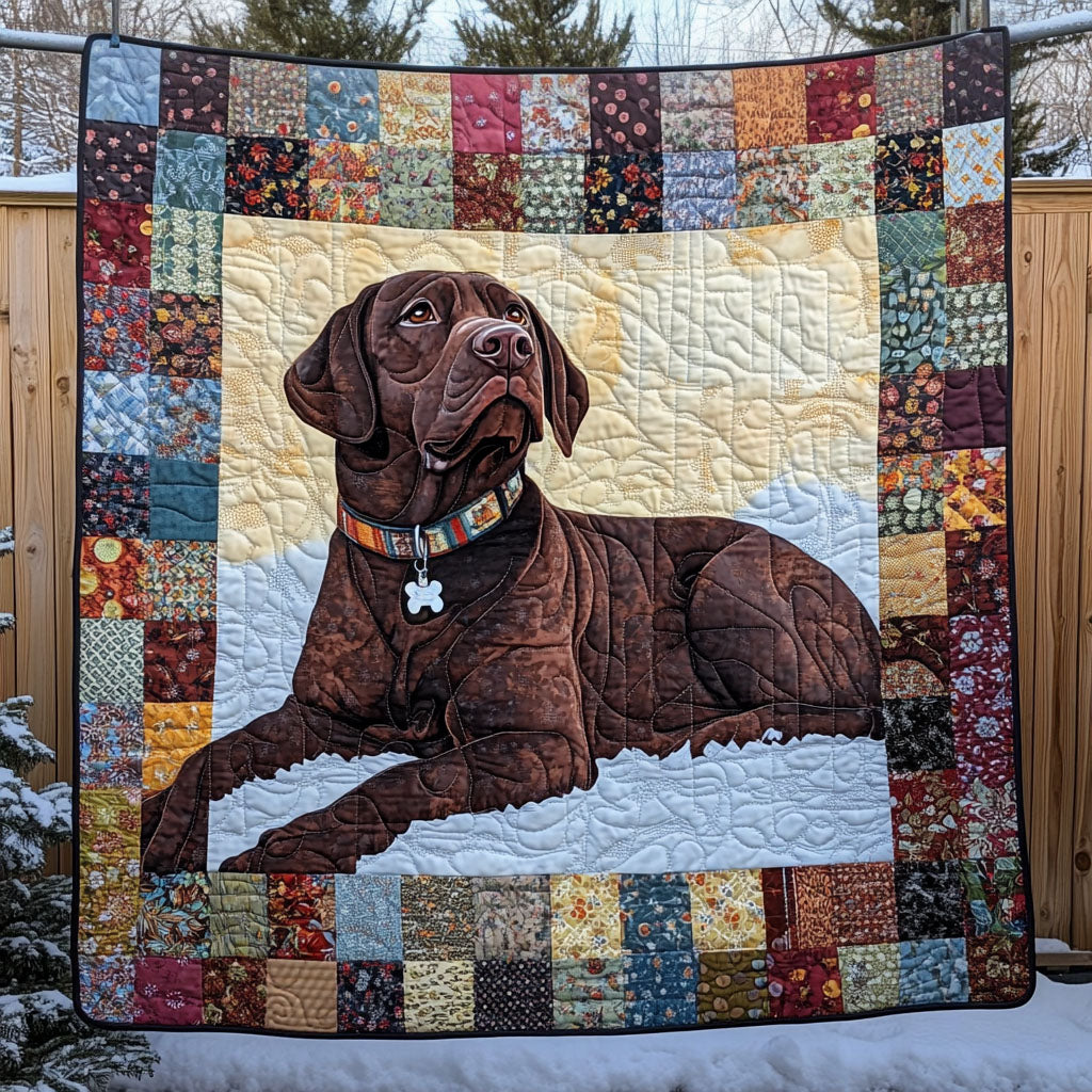 Manta Acolchada Labrador Joy