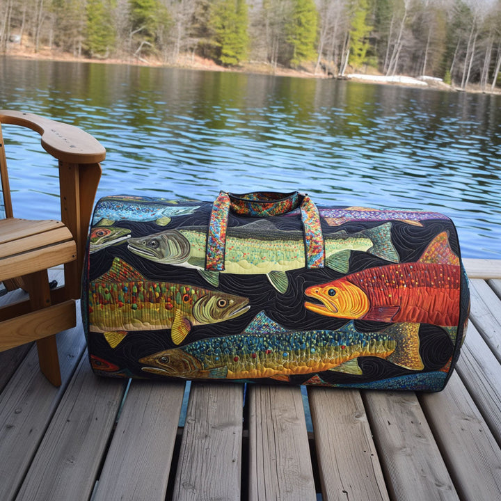 Bolsa de Viaje Acolchada de Trucha de Lago