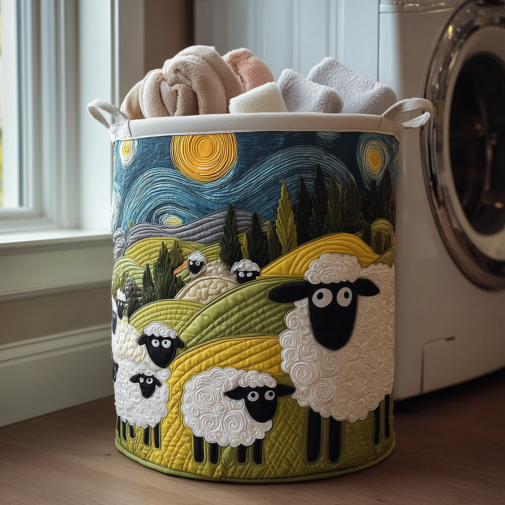 Cesta de Ropa Acolchada Lamb Meadow