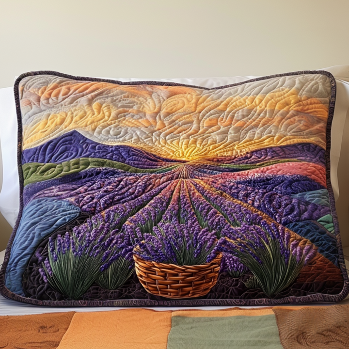 Funda de Almohada Acolchada Lavender Moonrise