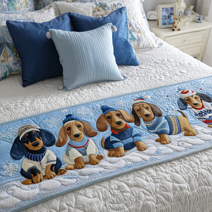 Caminito de Cama Acolchado de Perro Salchicha