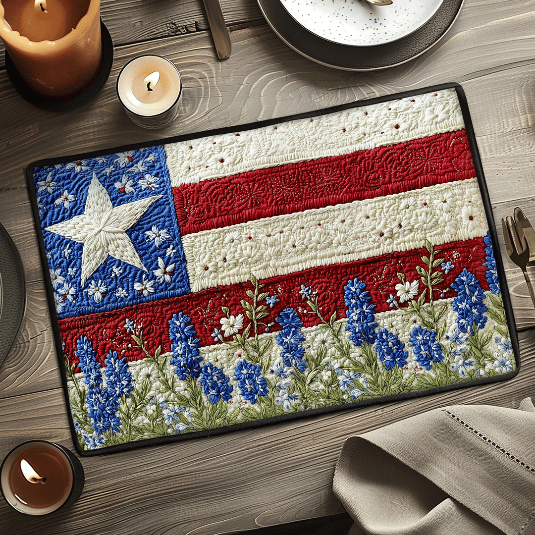 Mantel Individual Acolchado Lone Star Rising