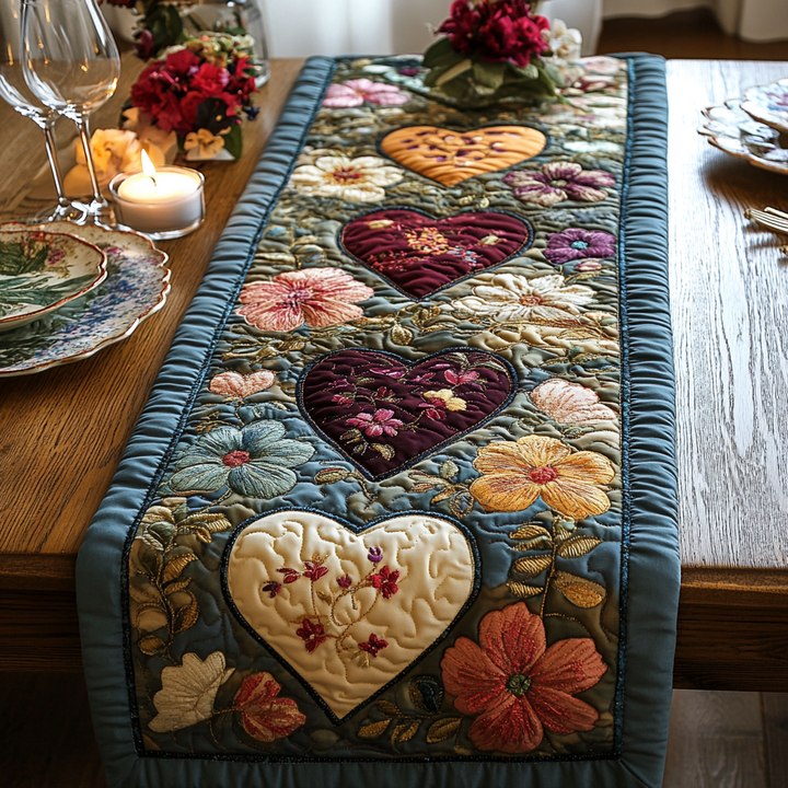 Caminito de Mesa Acolchado Love in Stitches