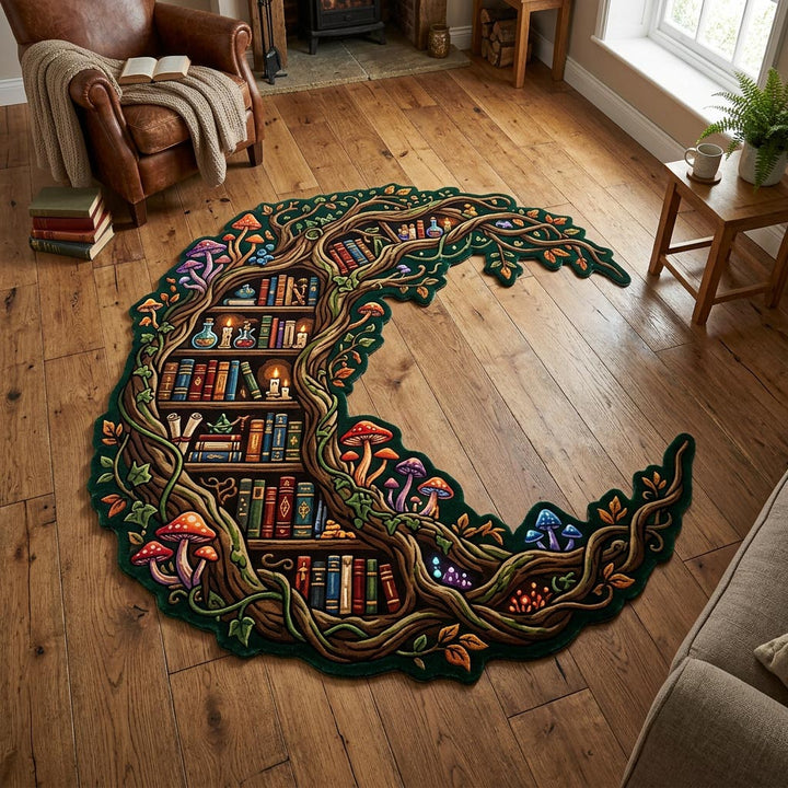 Alfombra de Área de Forma Personalizada Lunar Wisdom