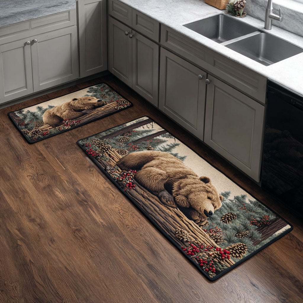 Alfombra de Cocina Majestuosa de Osos