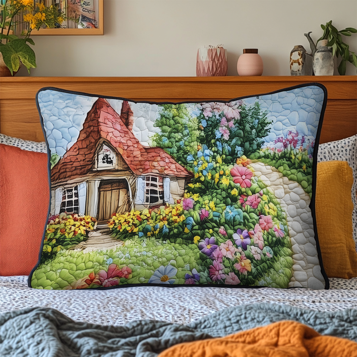 Funda de Almohada Acolchada Meadow Bloom