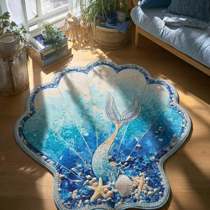Alfombra de Área de Forma Personalizada Sirena Secreta