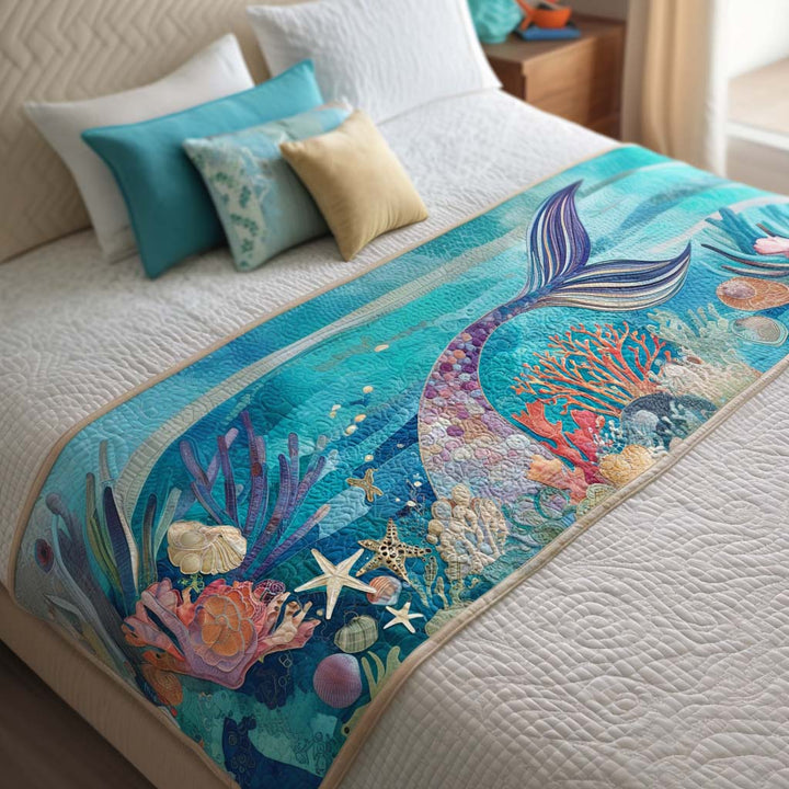 Caminito de Cama Acolchado Oceánico