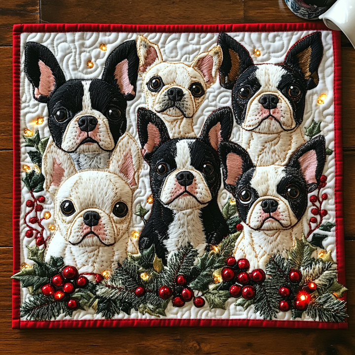 Manta de Mesa Mágica de Boston Terrier