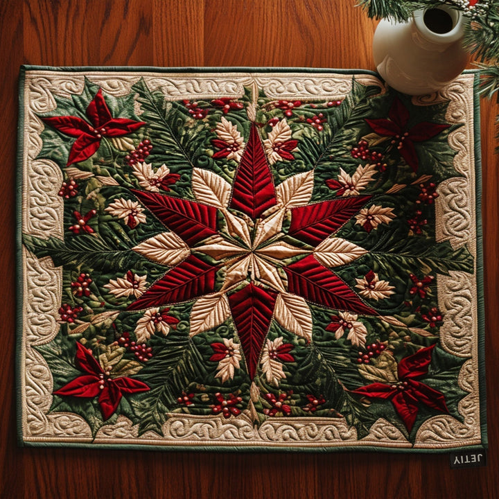 Mantelito Acolchado Merry Blossoms