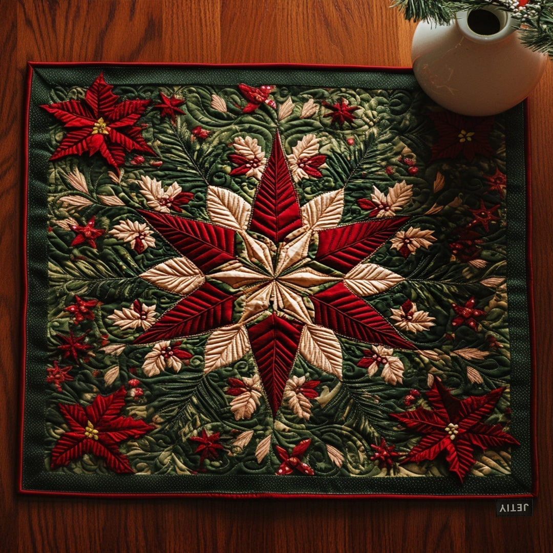 Mantelito Acolchado Merry Blossoms