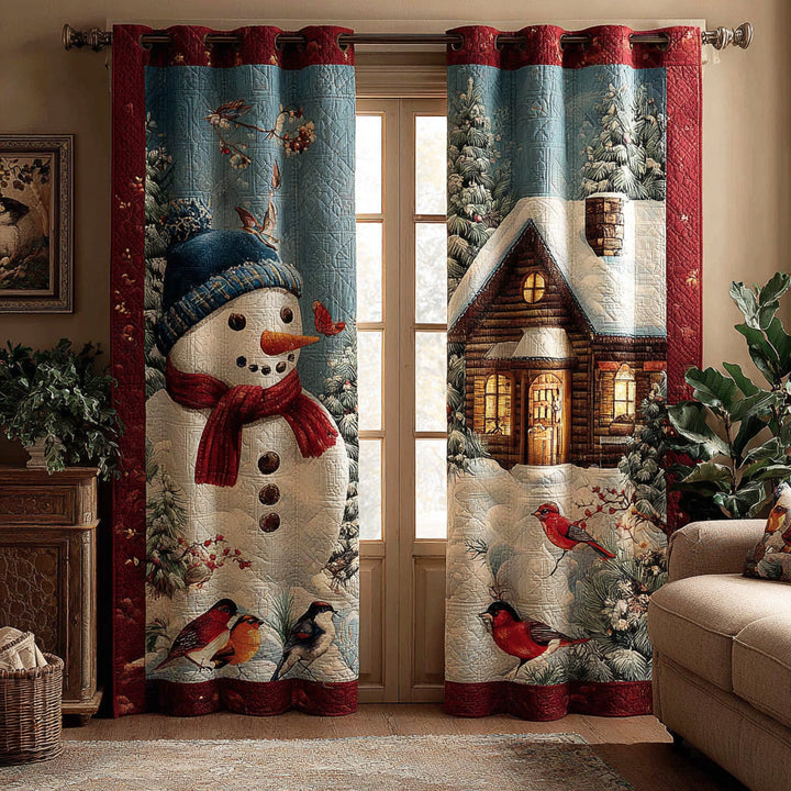 Cortinas Acolchadas de Amigos de Nieve