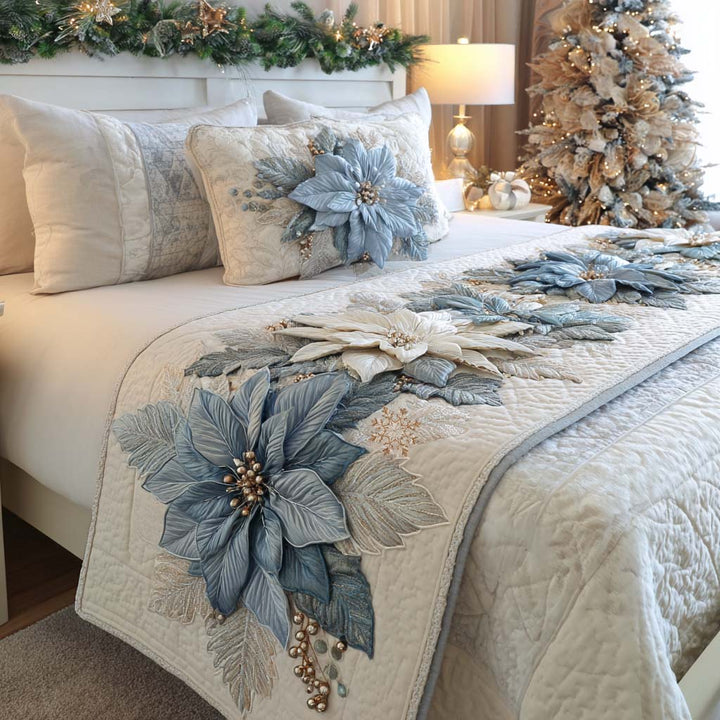 Caminito de Cama Acolchado Midnight Bloom