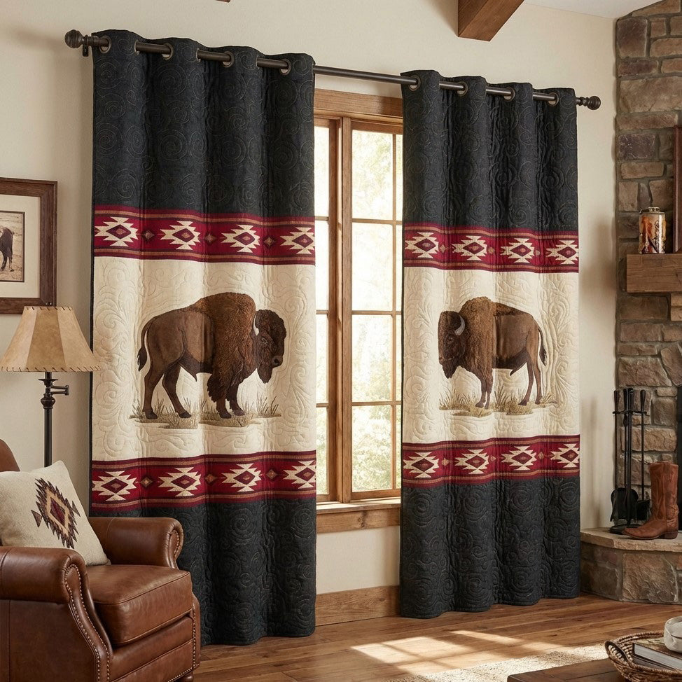 Cortinas Acolchadas Midnight Buffalo