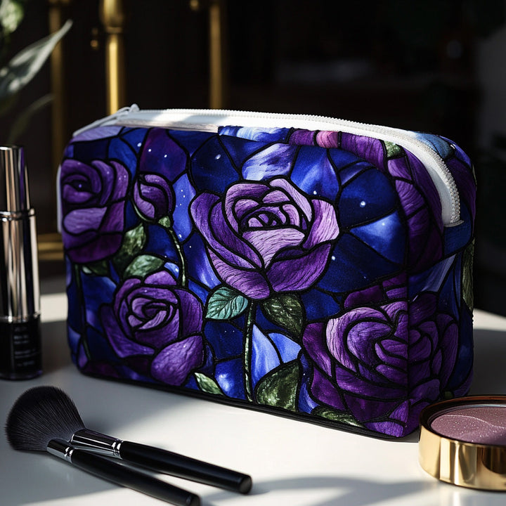 Bolsa de Maquillaje Acolchada Medianoche Rosa
