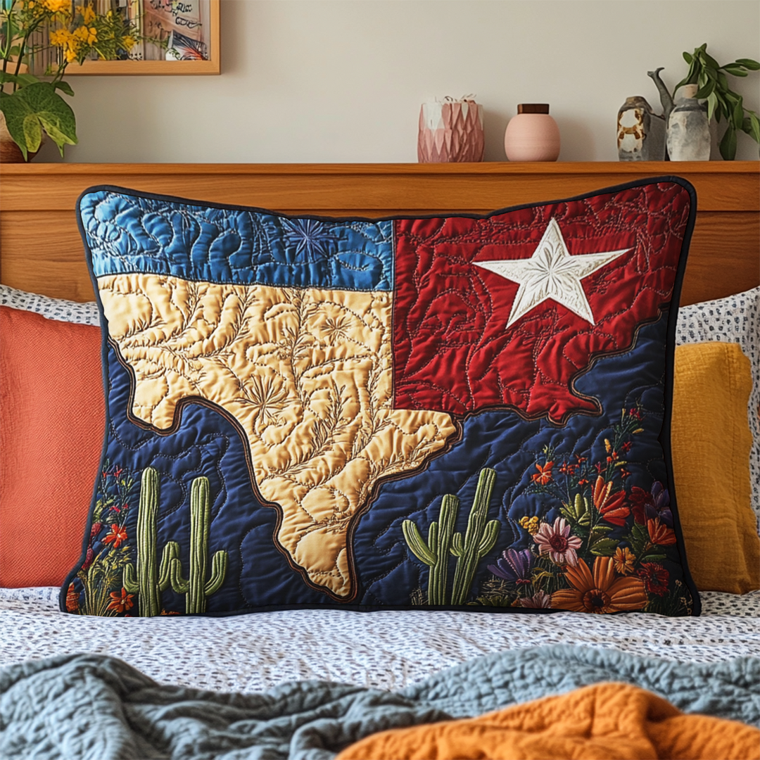 Funda de Almohada de Edredón Estilo Texas