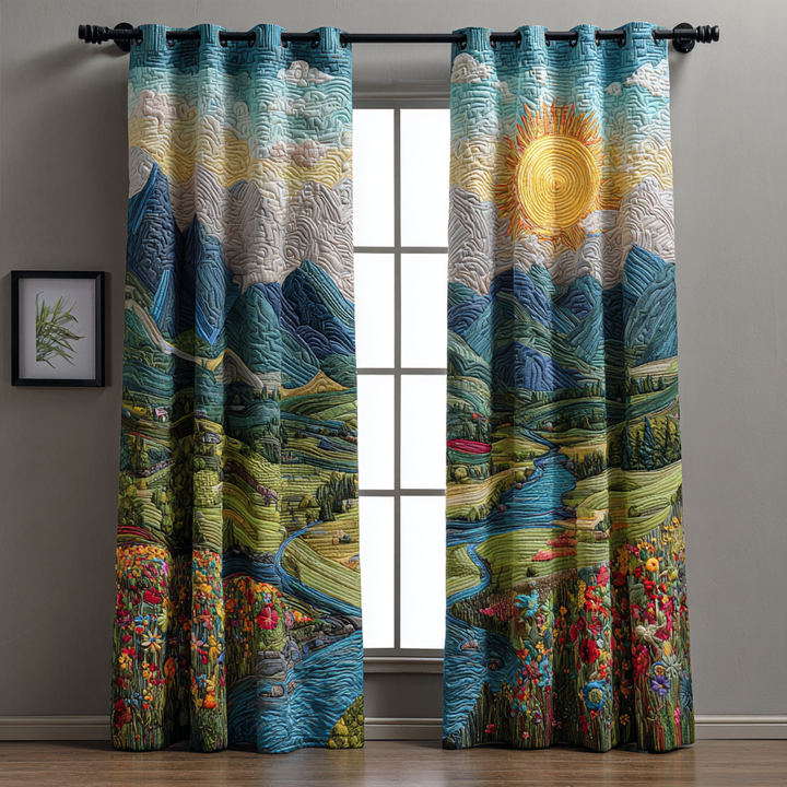 Cortinas Acolchadas Brillo de Mañana