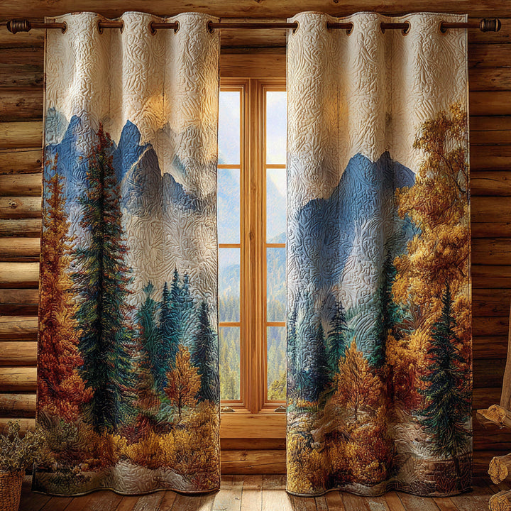 Cortinas Acolchadas Mossy Grove