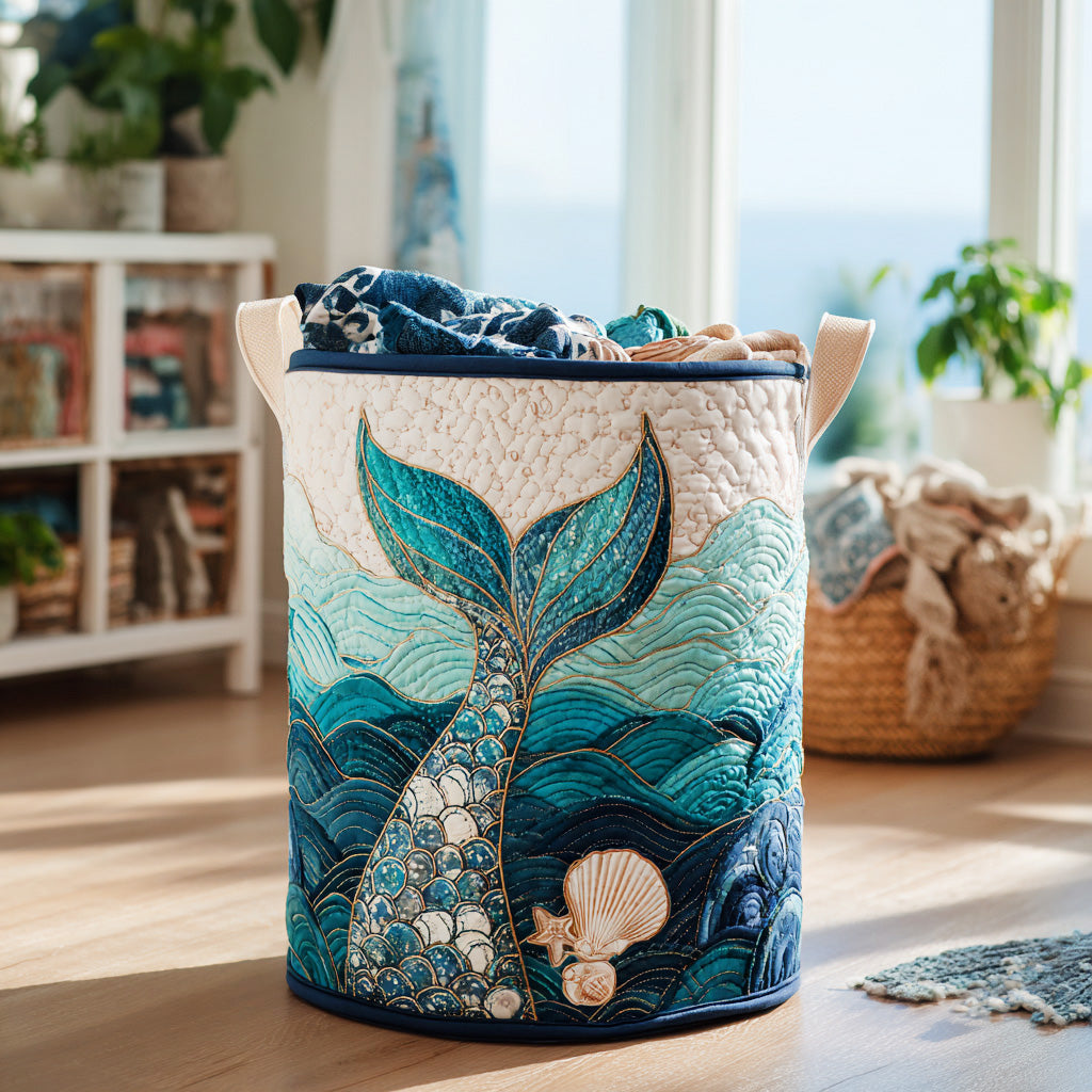 Cesta de Ropa Acolchada Mystic Current